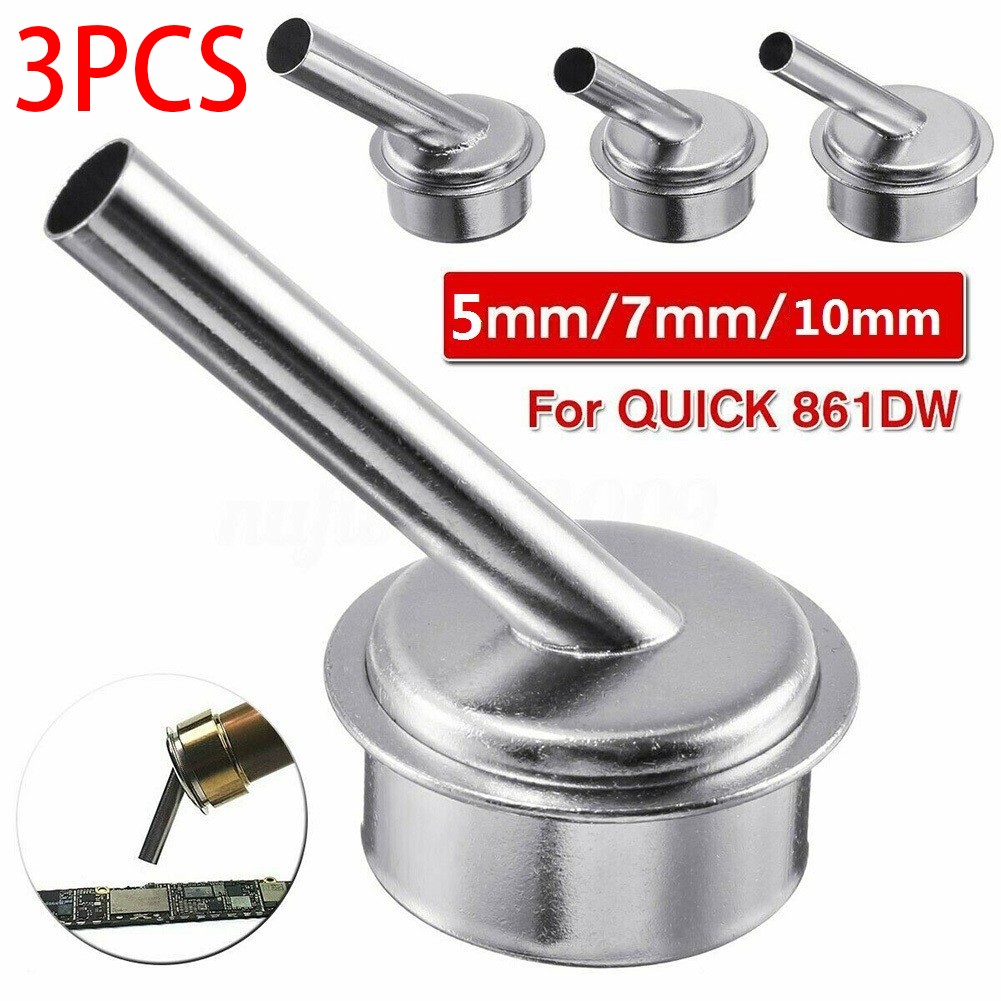 Hot Air Rework Station 861Dw - 3 Stück 45-Grad-Winkel-Düse für die Quick
